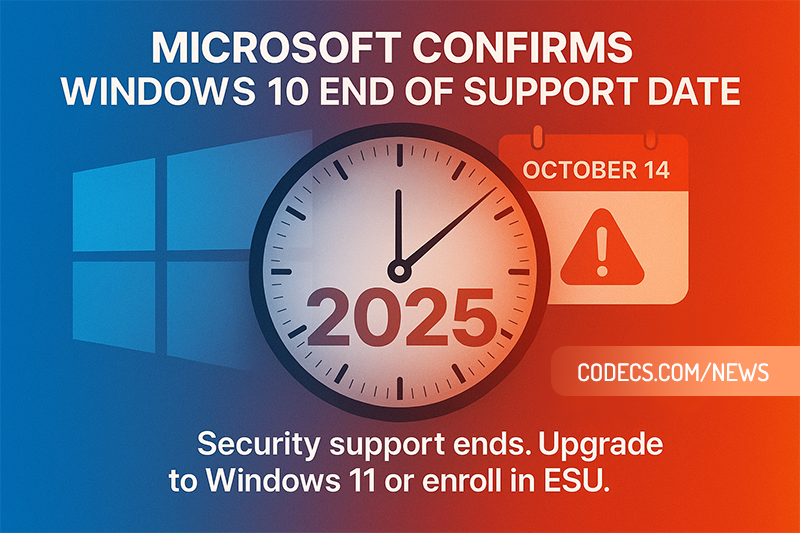 microsoft confirms windows 10 end of support